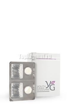 Youth Gems® МАСКА для лица, 2 таблетки и 2 ёмкости по 10 мл.